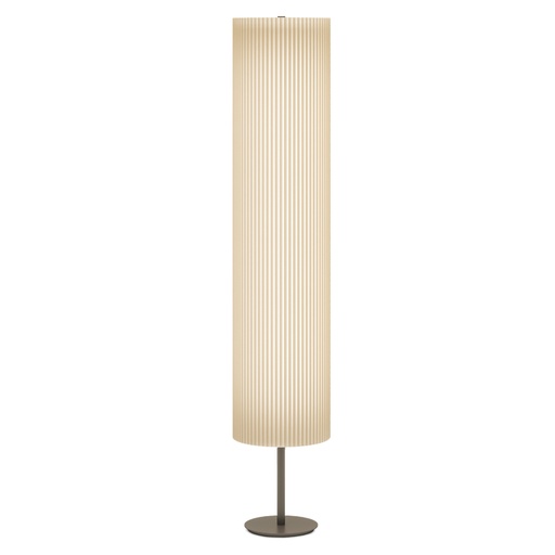 E8 ARAGONA Pongé Fabric Floor Lamp Entirely Handmade in Italy