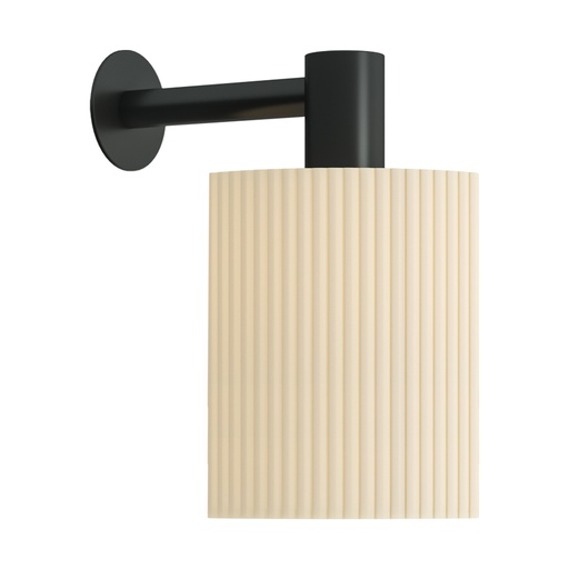 E11 LADY D Pongé Fabric Wall Lamp Entirely Handmade in Italy