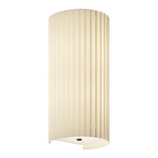 E14 MINA Wall Lamp in Pleated Fabric Entirely Handmade in Italy