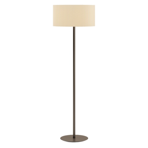 E18 LOREN Pongé Fabric Floor Lamp Entirely Handmade in Italy